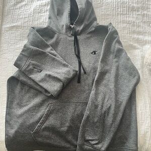 Champion Black and Gray Hoodie